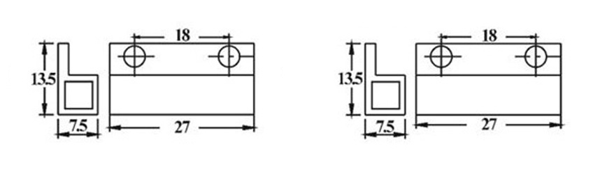 RZ-38C 表面贴装式木门磁 窗磁