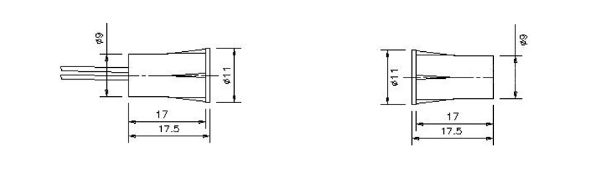 RZ-33B 有线木门磁 嵌入暗装式