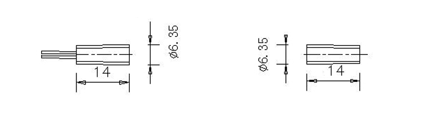 RZ-34A 有线木门磁 嵌入暗装式